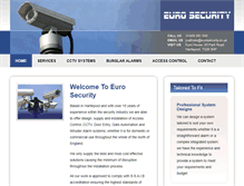 Tablet Screenshot of eurosecurity.co.uk